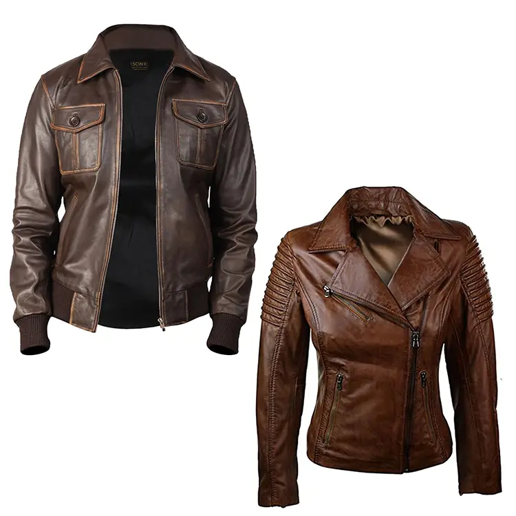 Shop Brown Leather Jackets