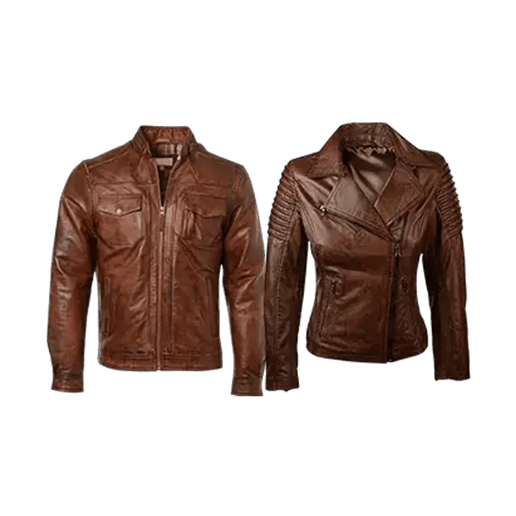 Shop Cognac Leather Jackets