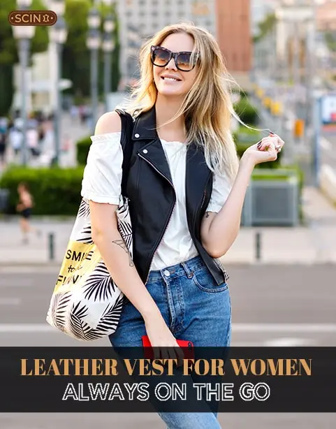 Leather Vest For Women Always on the Go