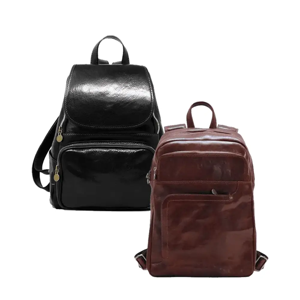 Shop Real Leather Backpacks