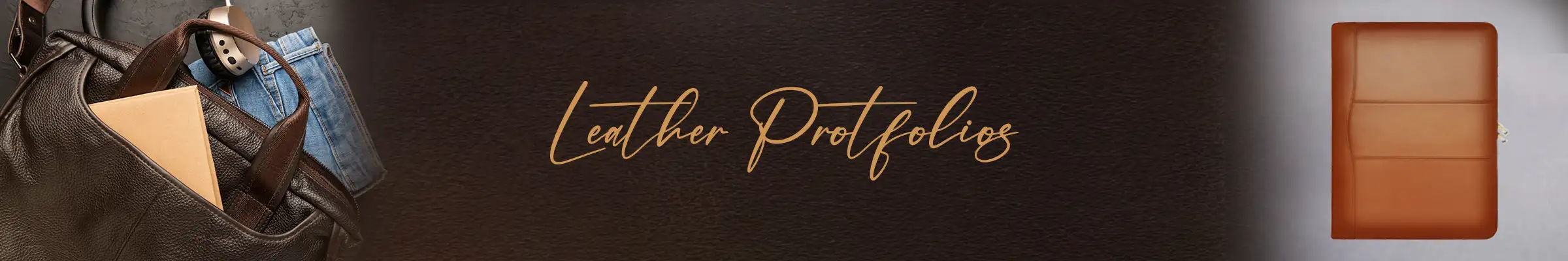 Shop Full Grain Leather Portfolio | Real Leather Portfolios