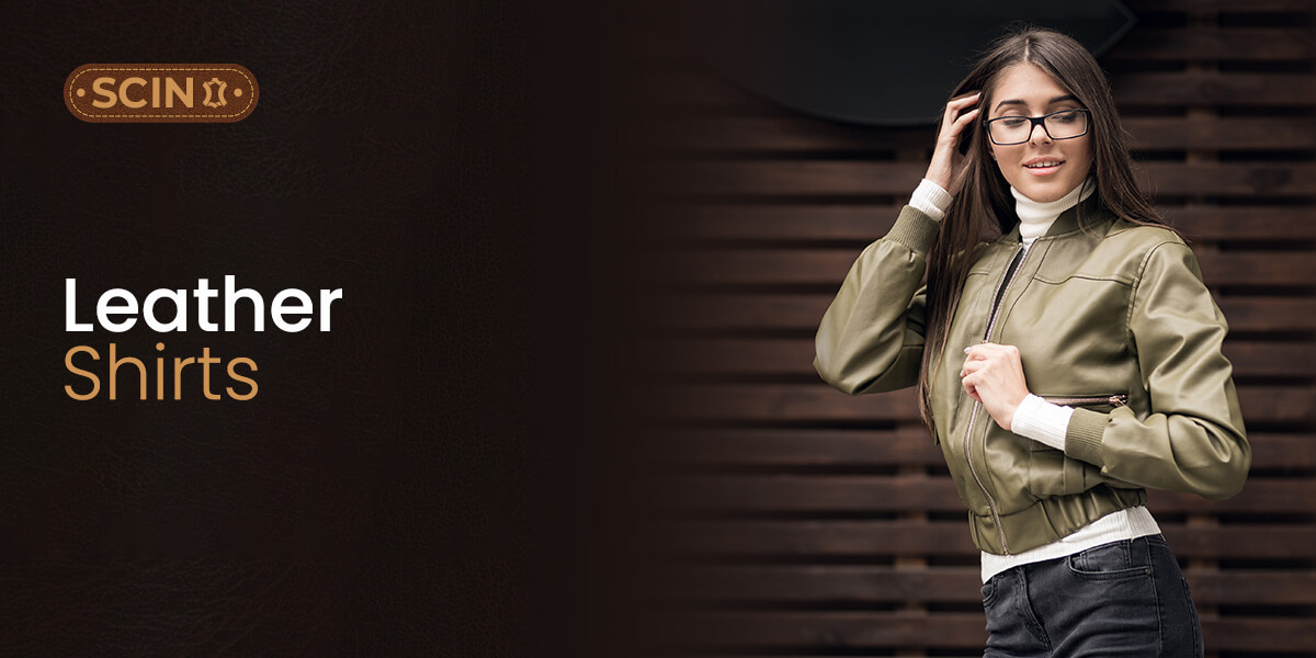 Gallery Detail: Shop Real Leather Shirts For Men
