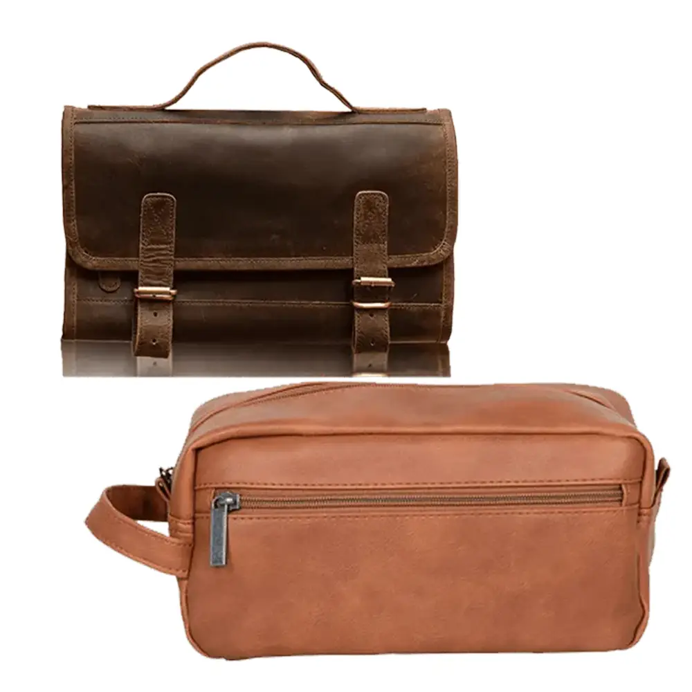 Shop Real Leather Toiletry Bags