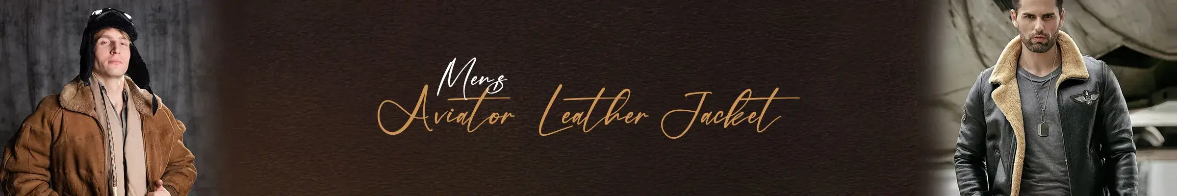 Shop Leather Aviator Jacket Mens | Leather Pilot Jacket Mens