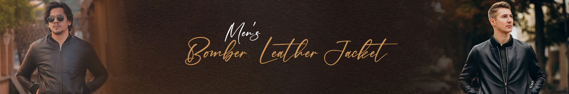 Shop Men Bomber Leather Jackets | LeatherSCIN