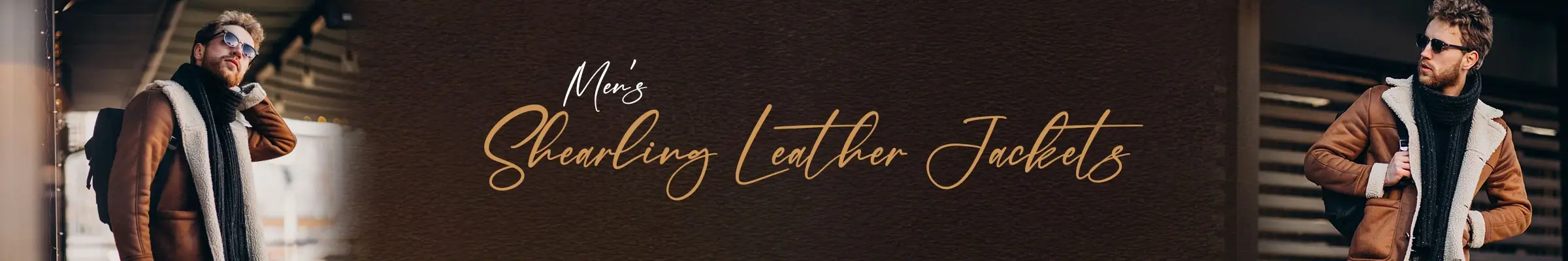Shop Men's Shearling Leather Jackets | Men Shearling Jacket