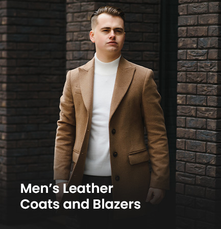 Men Leather Coats and Blazers
