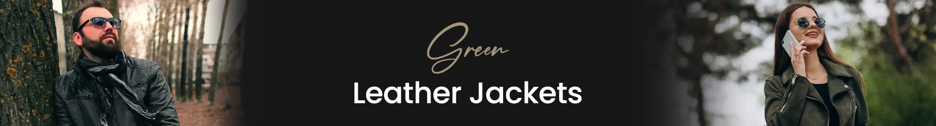 Shop Green Leather Jackets by SCIN