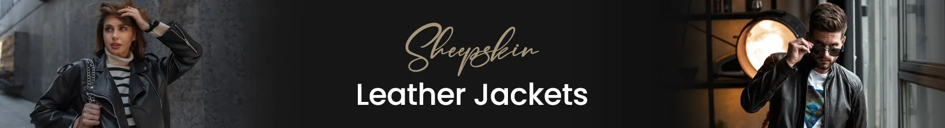 Shop Sheepskin Leather Jackets for Men and Women - SCIN
