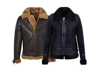Custom Leather Aviator Jacket