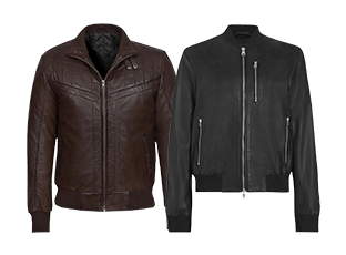 Custom Leather Bomber Jacket