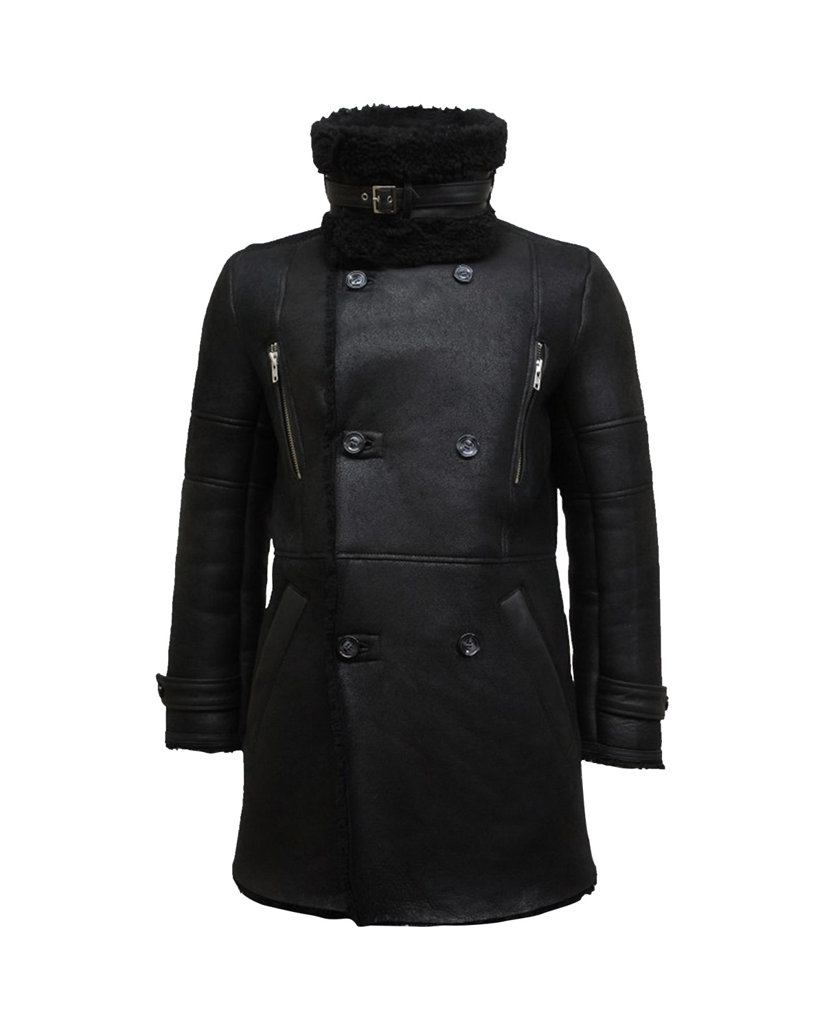 Shop Robert Fur collar Duffle Coat