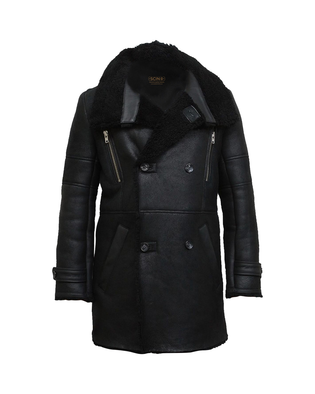 Shop Robert Fur collar Duffle Coat
