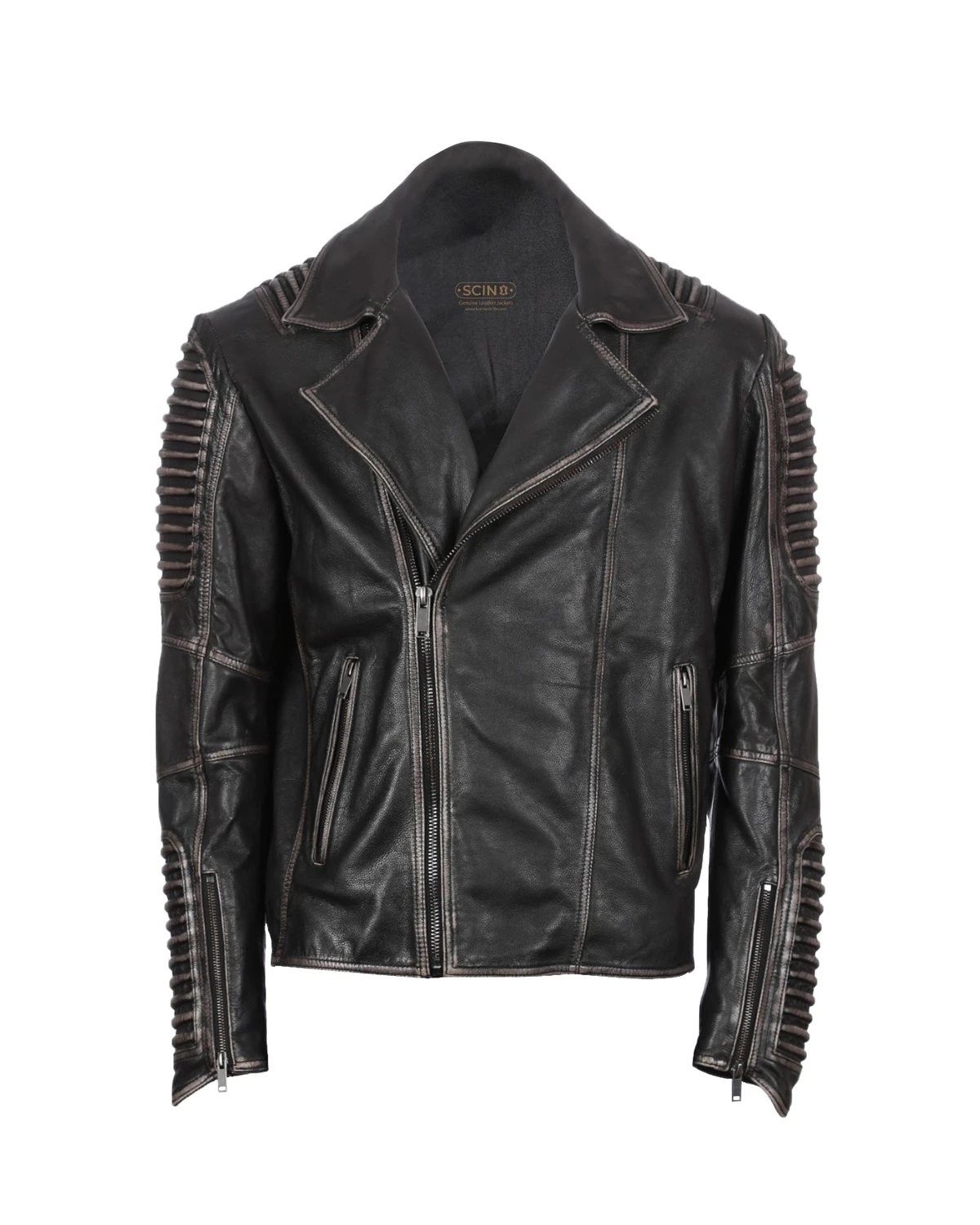 Liam Biker Leather Jacket