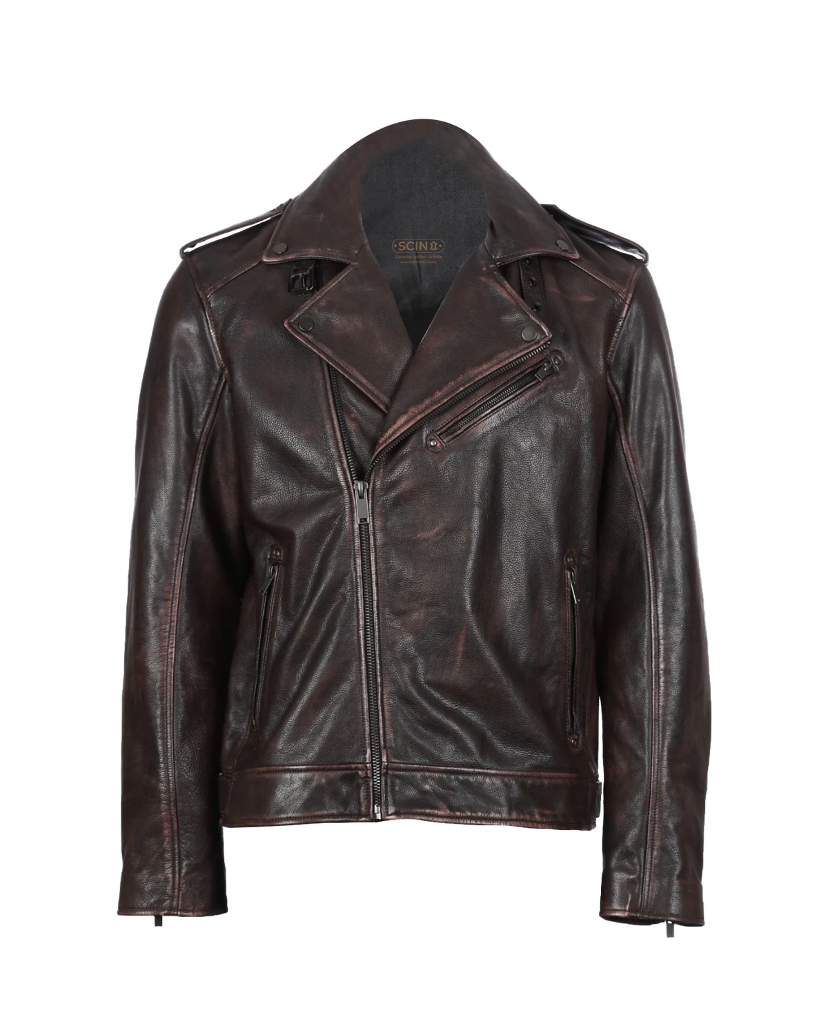Liam Biker Leather Jacket