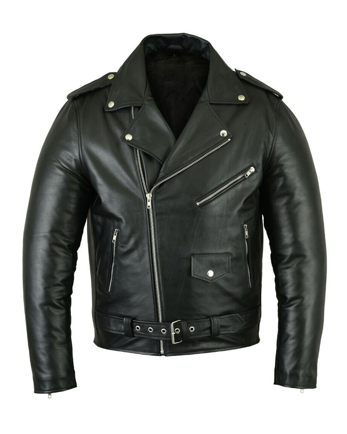 Black jacket outlet biker