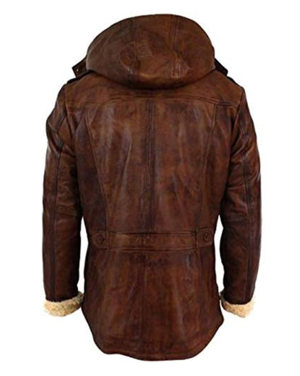 Leather duffle clearance coat mens