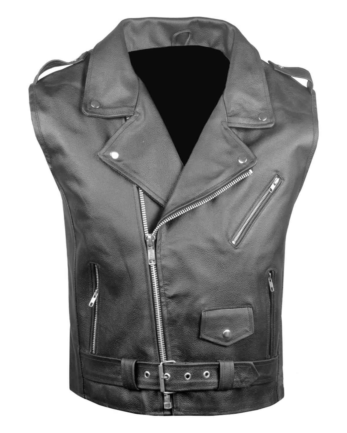 Jim Classic Leather Vest 