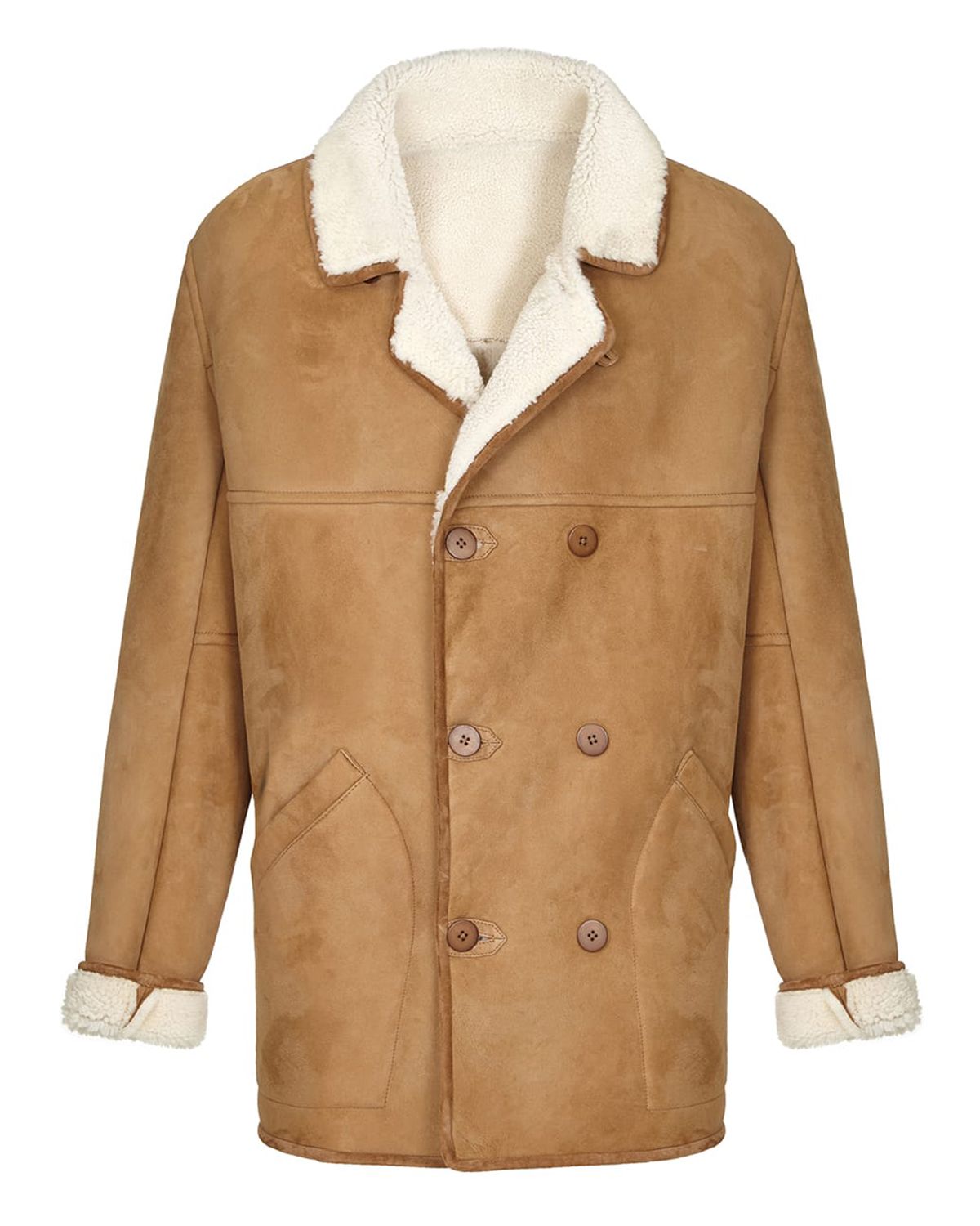 Shop Brian Leather Duffle Coat