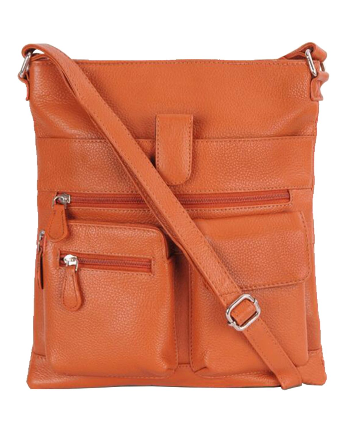 Women's Two Front Pockets Crossbody Bag