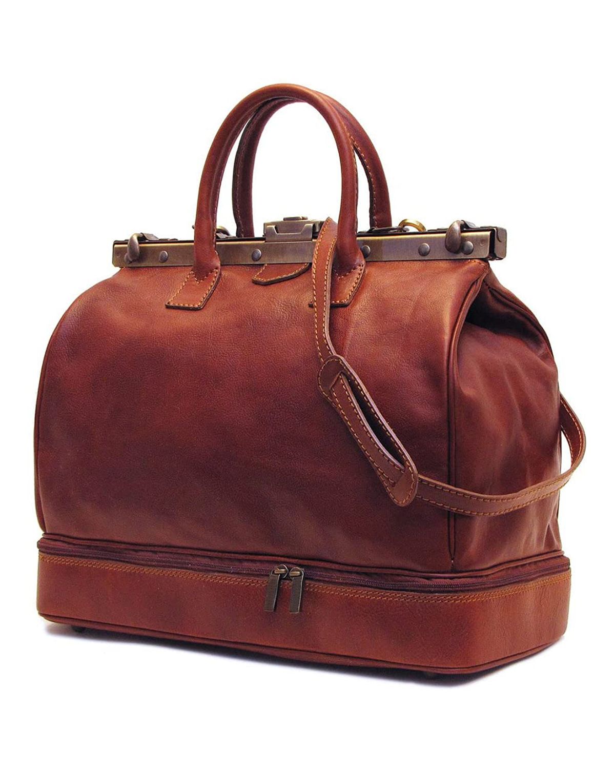 Unisex Large Clasps Closure Duffle Bag