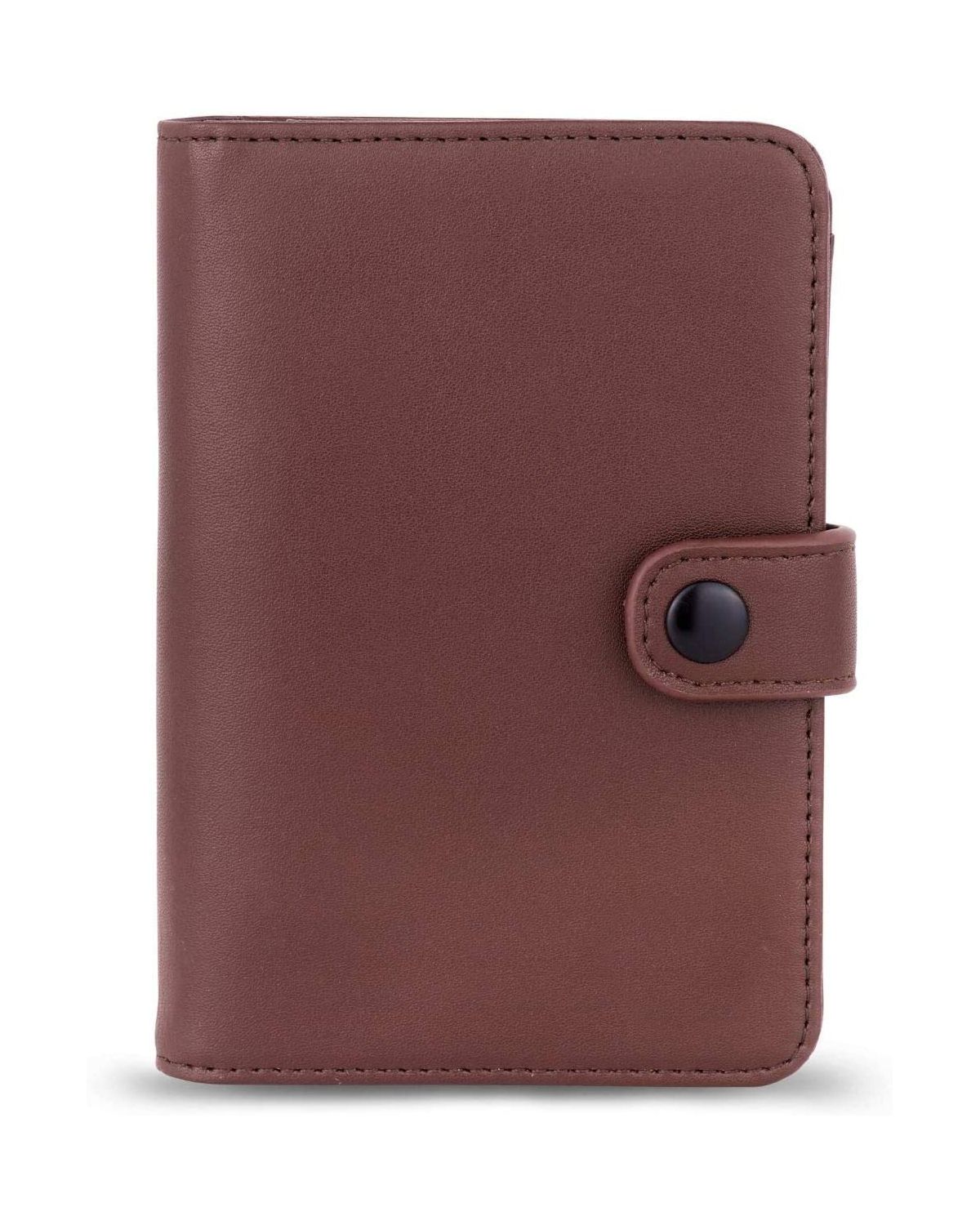 Unisex Four Card Slots Genuine Leather Passport Holder