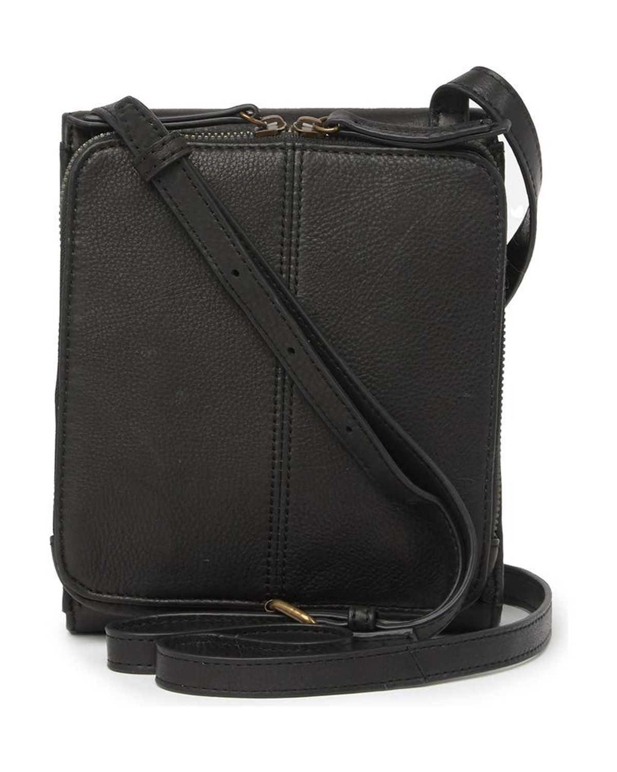 Three Card Slots Leather Crossbody Bag Shop At LeatherScin