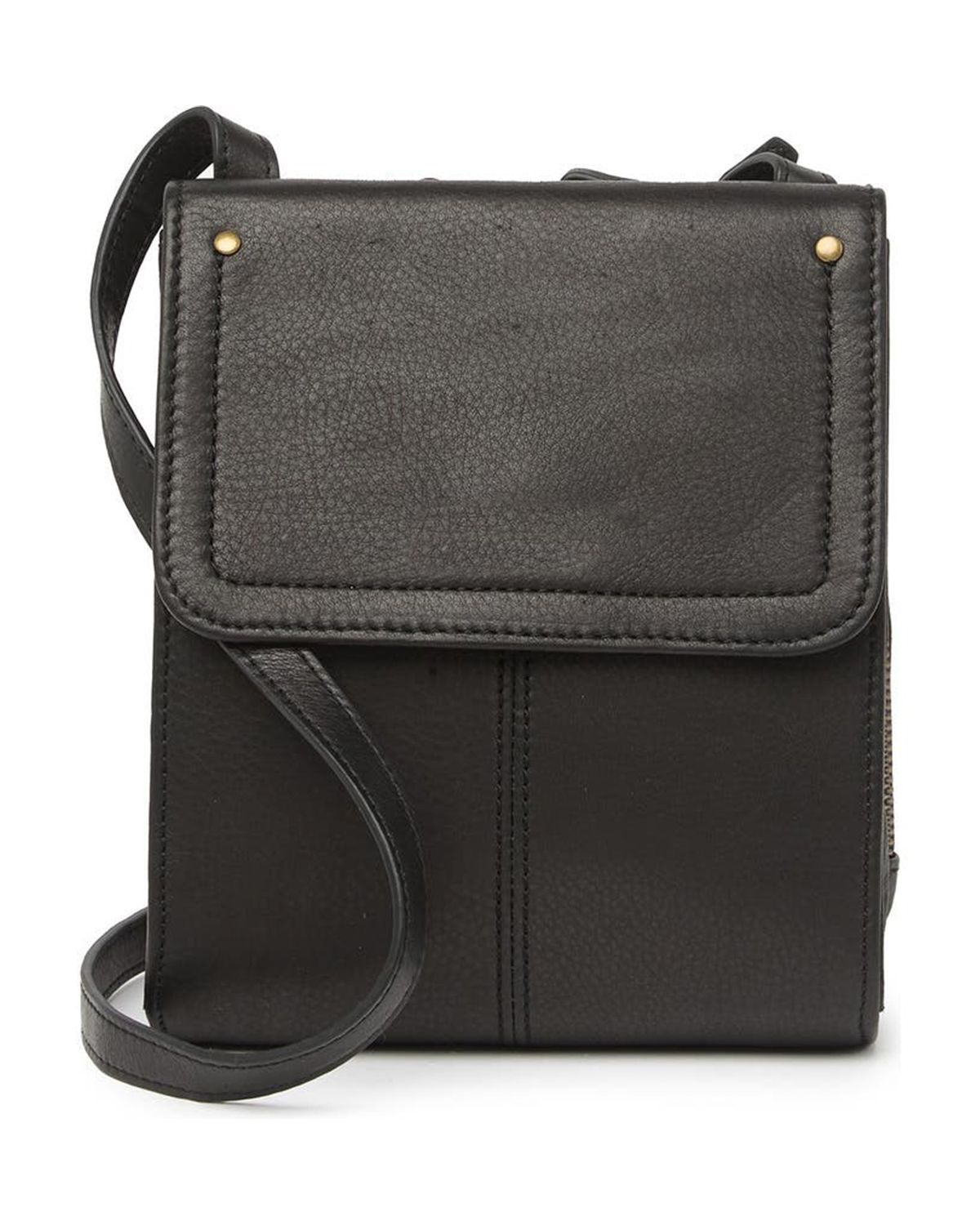 Three Card Slots Leather Crossbody Bag Shop At LeatherScin