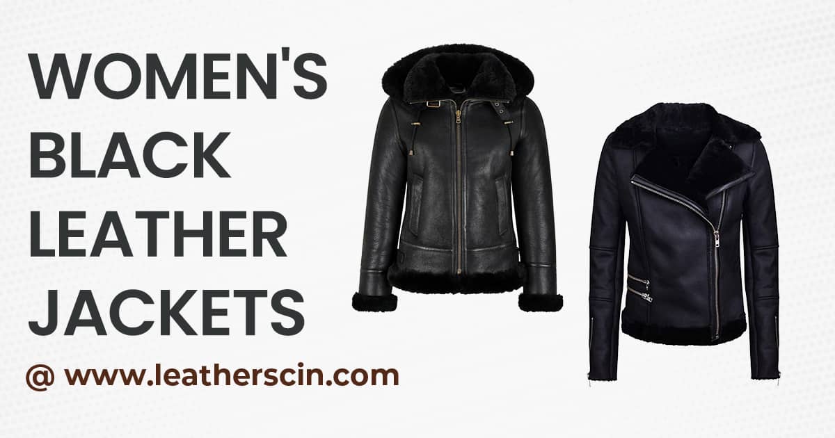 Shop Black Leather Jackets For Women