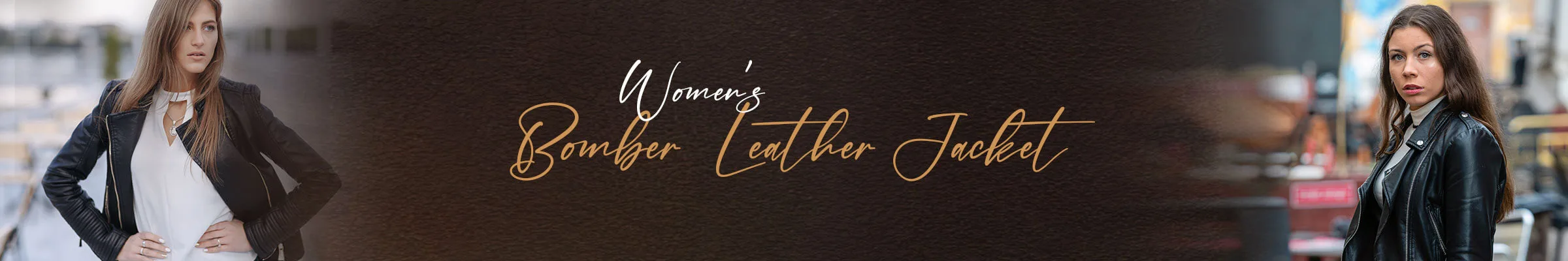 Shop Women Bomber Leather Jackets | LeatherSCIN