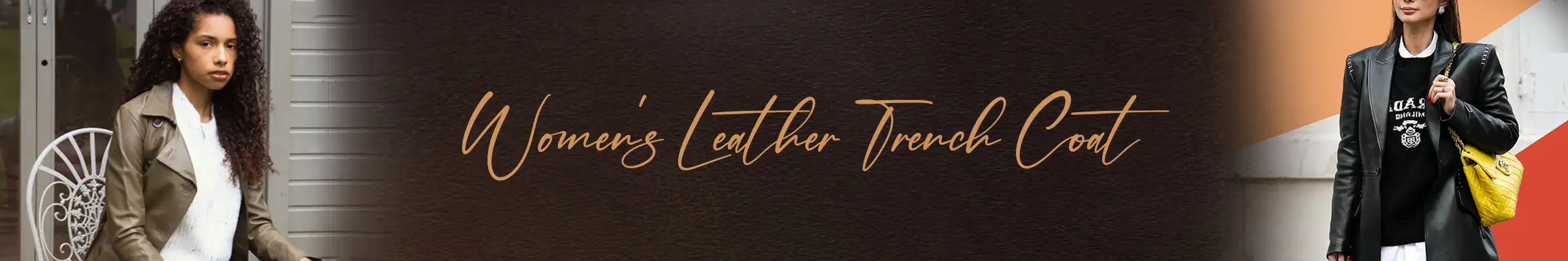 Shop Women's Leather Trench Coats | Trench Coats For Women