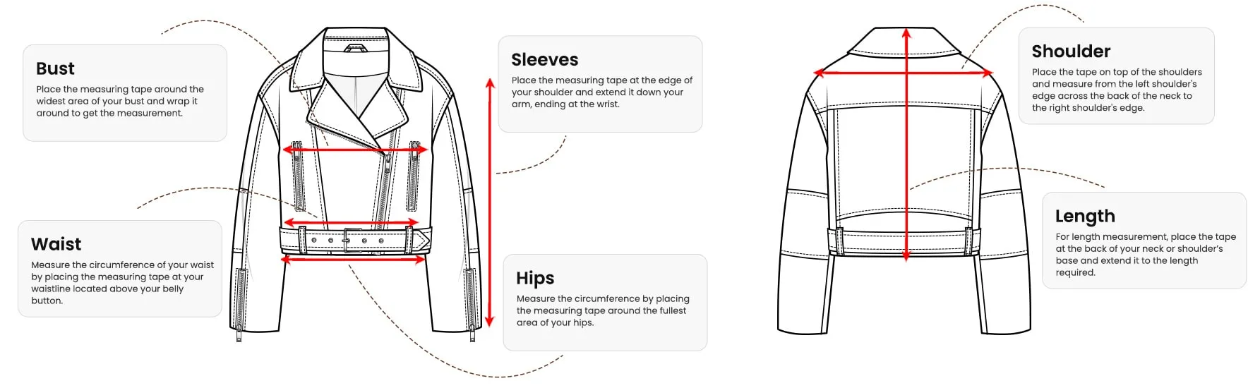 women’s-leather-coats-and-jackets-size-guide