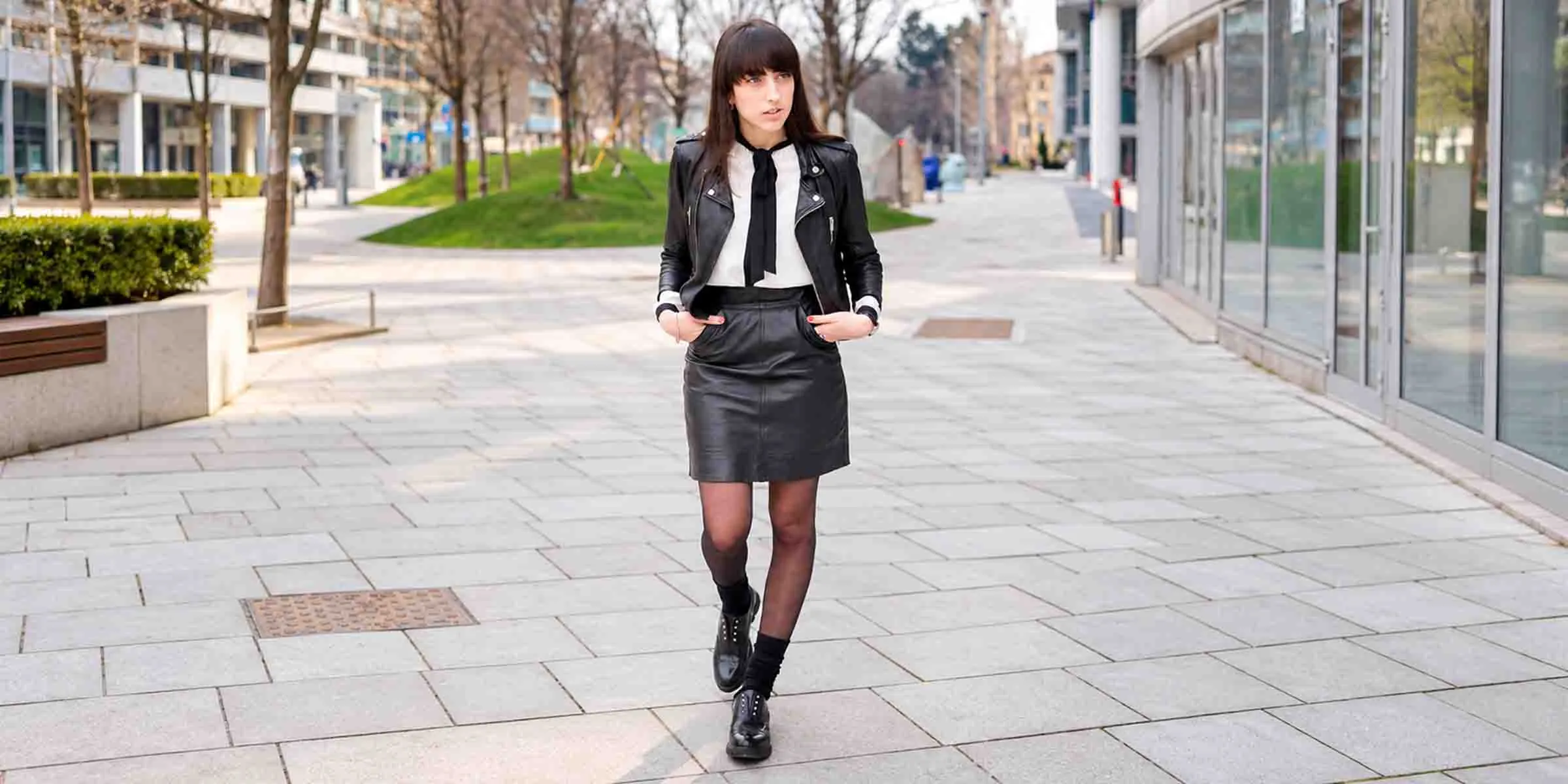 Black Leather Jacket Outfits