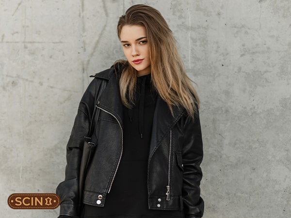 Black leather jackets for black leather outfits