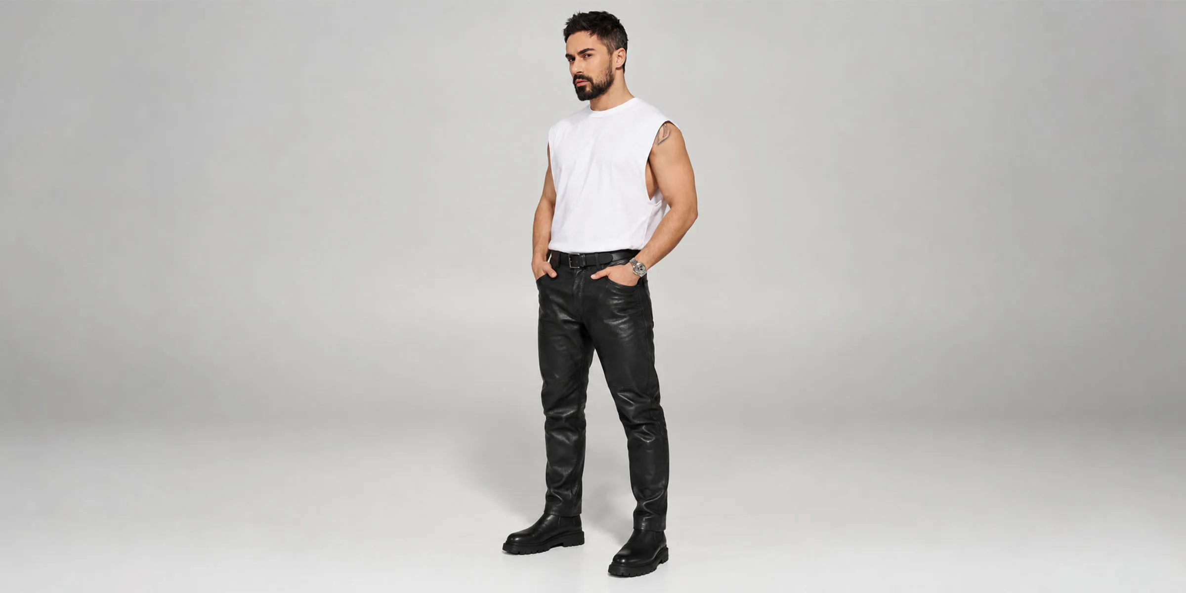 Black Leather Pant Outfits