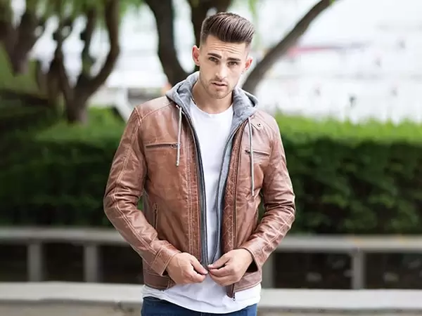bomber-leather-jacket-with-hoodie-and-joggers