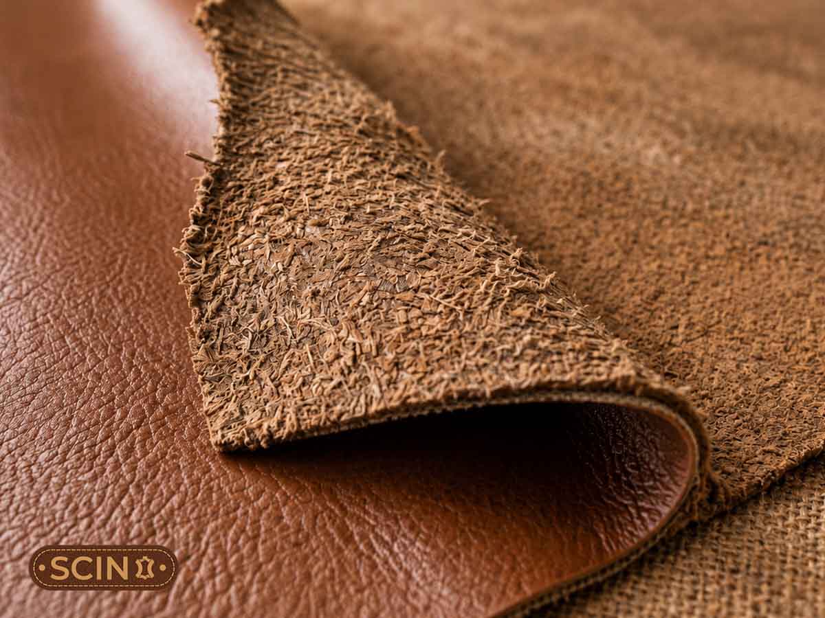 Bonded Leather Split Grain Leather