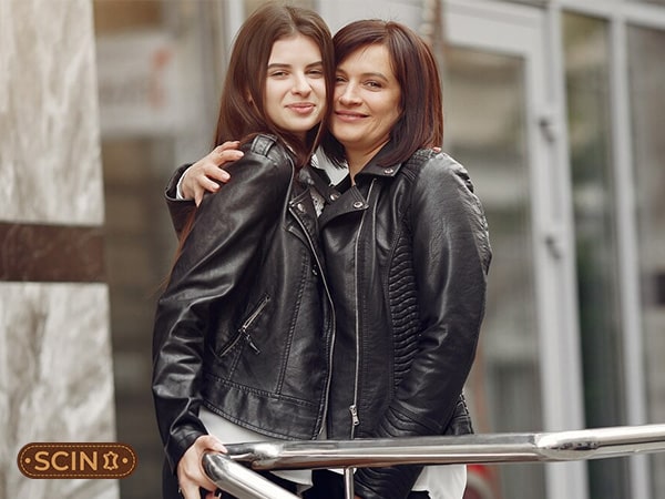 Classical leather jackets as Mother's day gifts