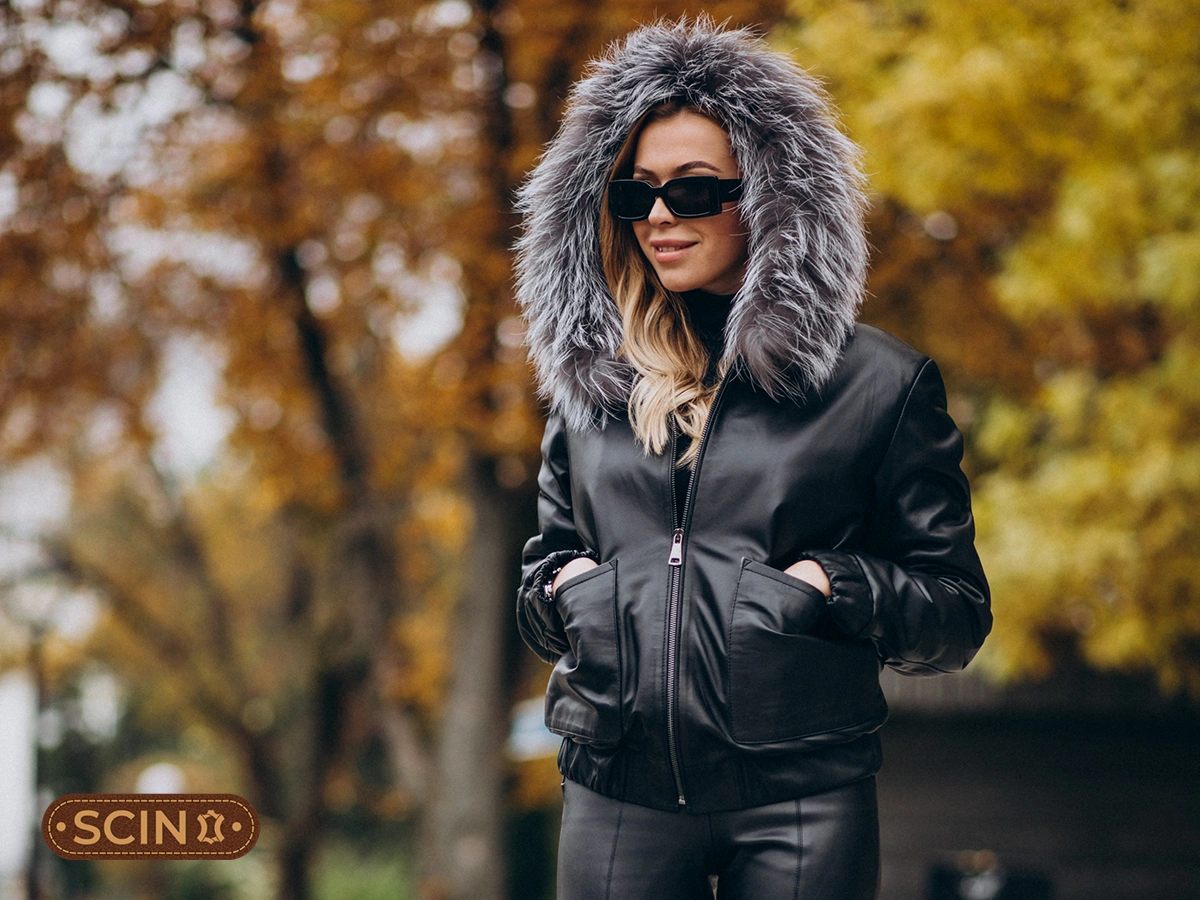 Louis Vuitton Monogram-Embossed Leather Jacket