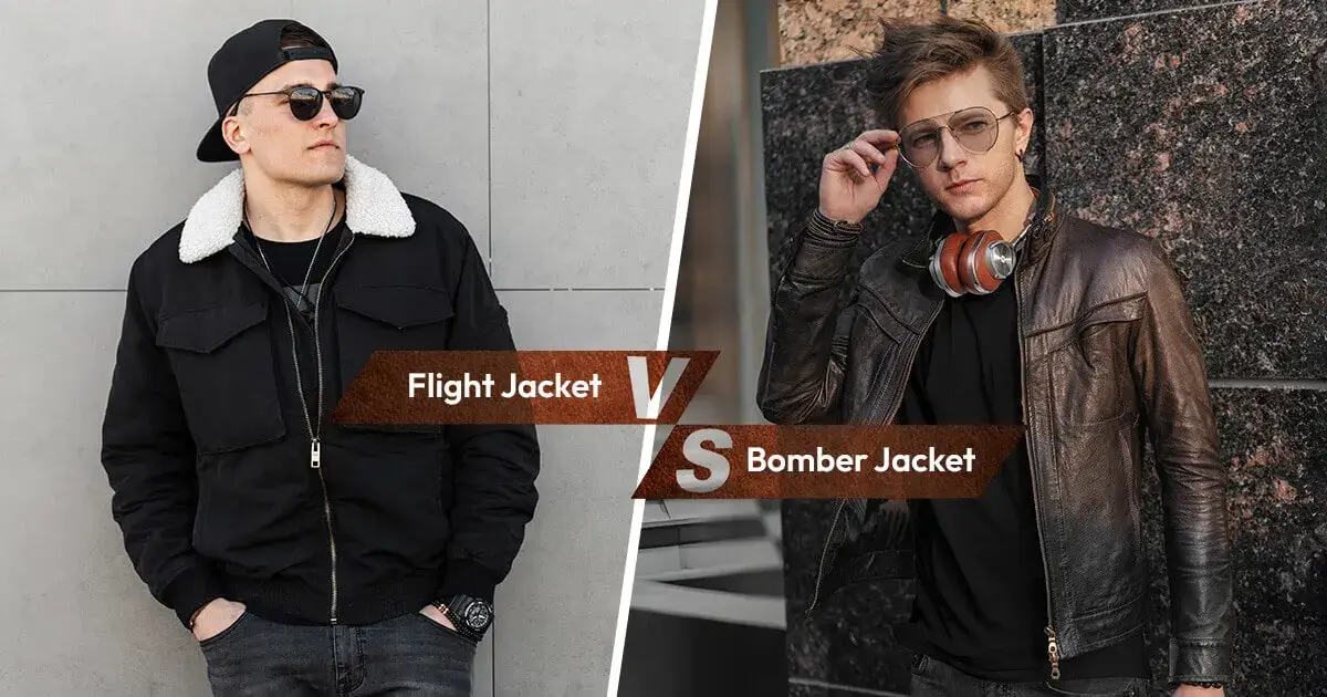 Flight Jacket vs Bomber Jacket