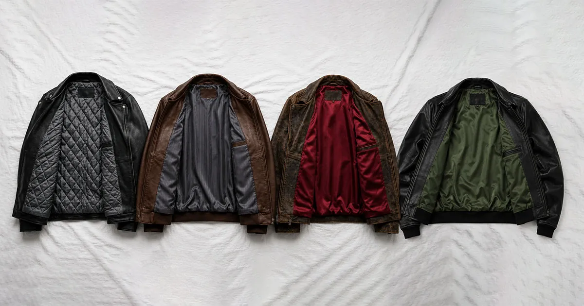 How To Choose The Best Leather Jacket Lining Material?