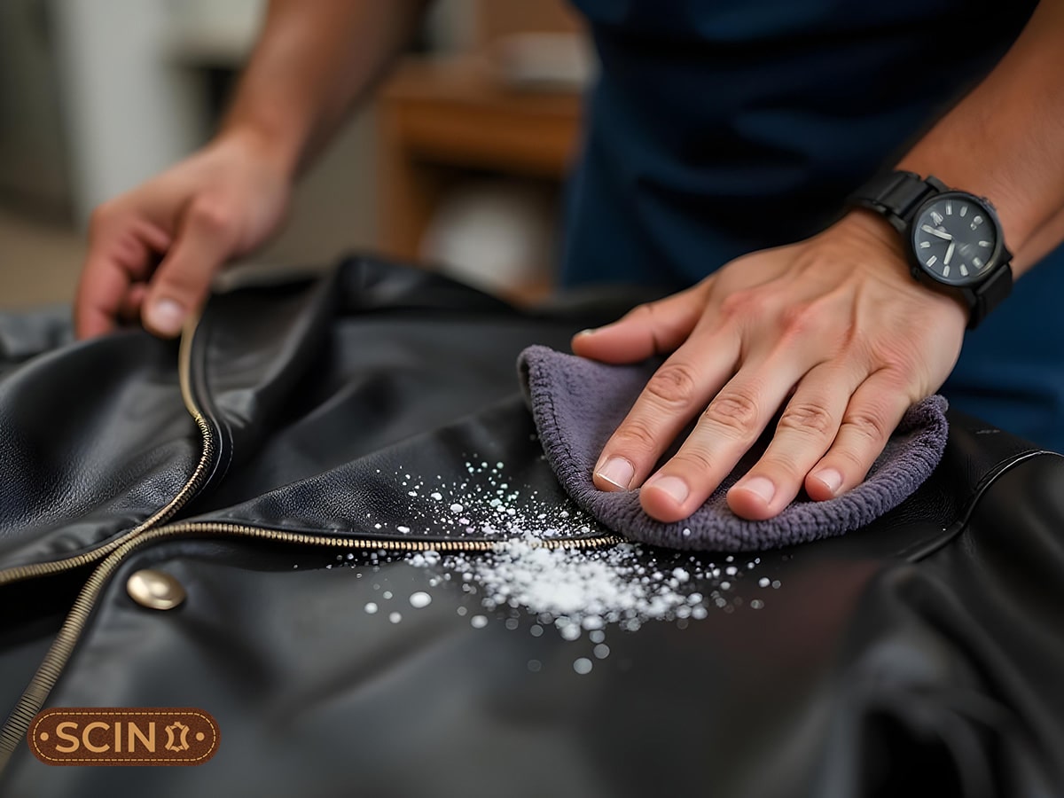 Removing stains from your leather jacket