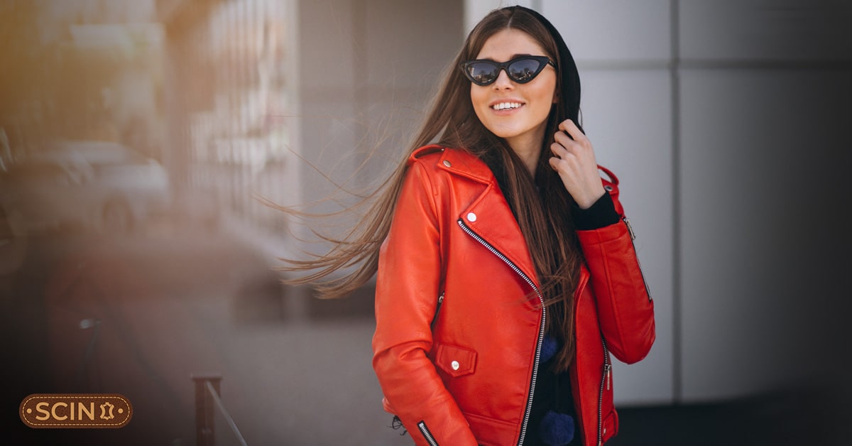 How to Style Red Leather Jacket Outfits