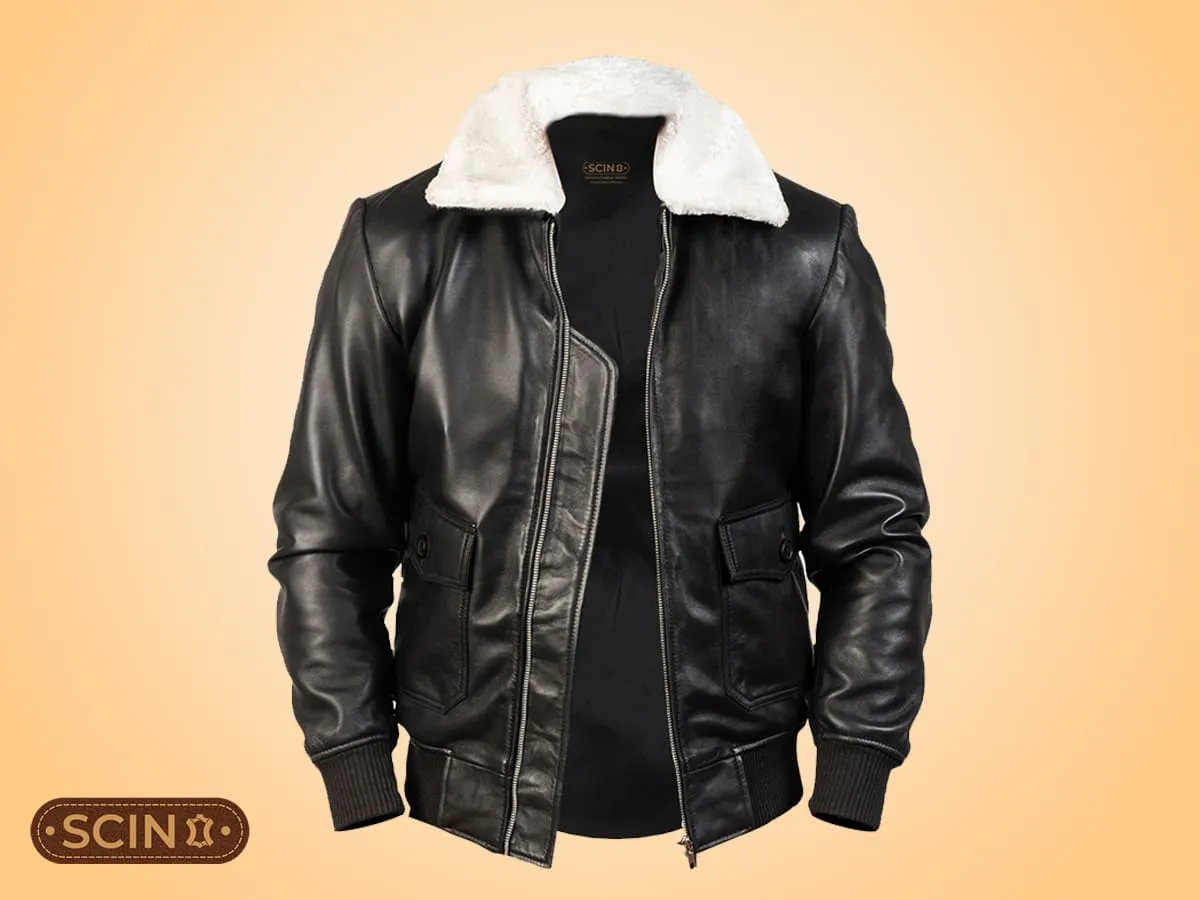 Shop men's G1 bomber leather jacket