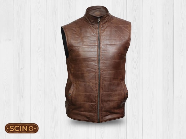 Paul Leather Vest