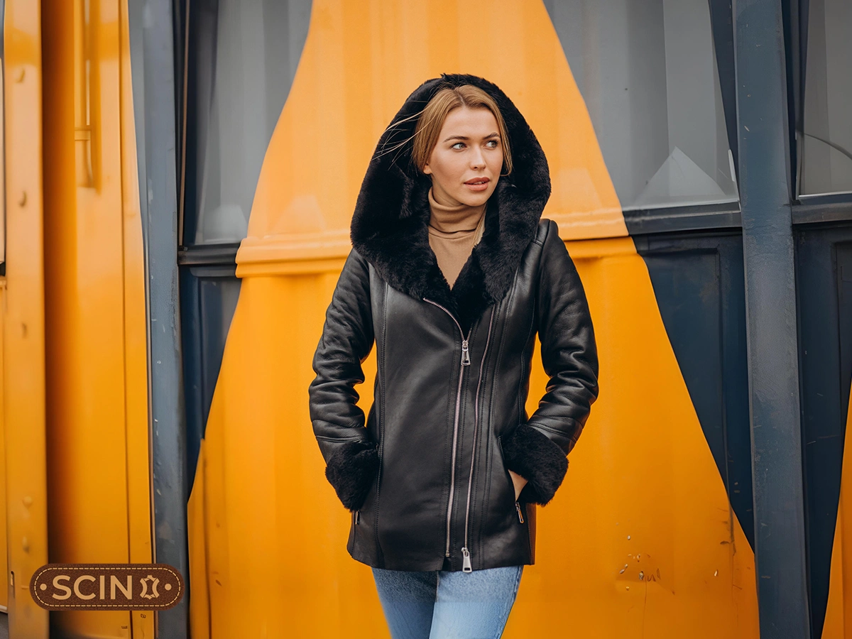 Hooded Leather Jackets