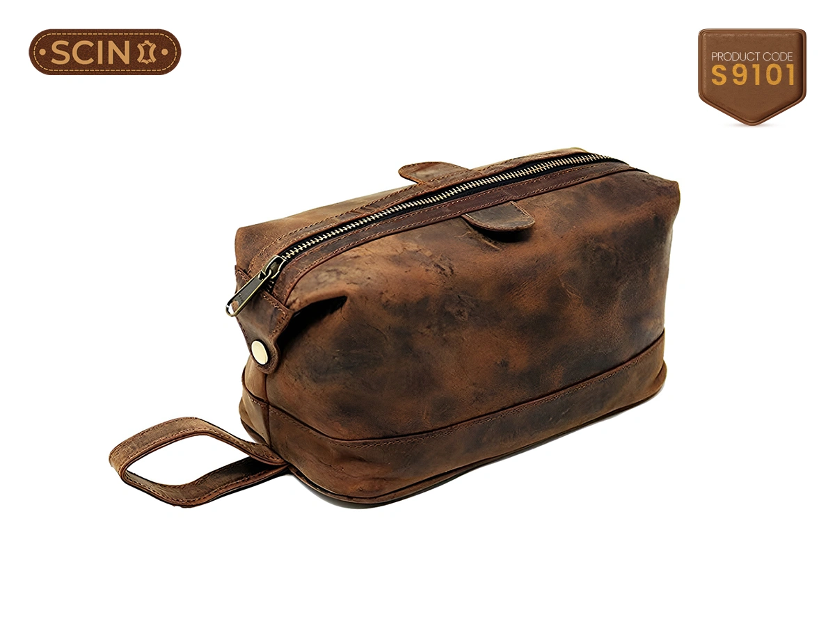 Leather Toiletry Bags