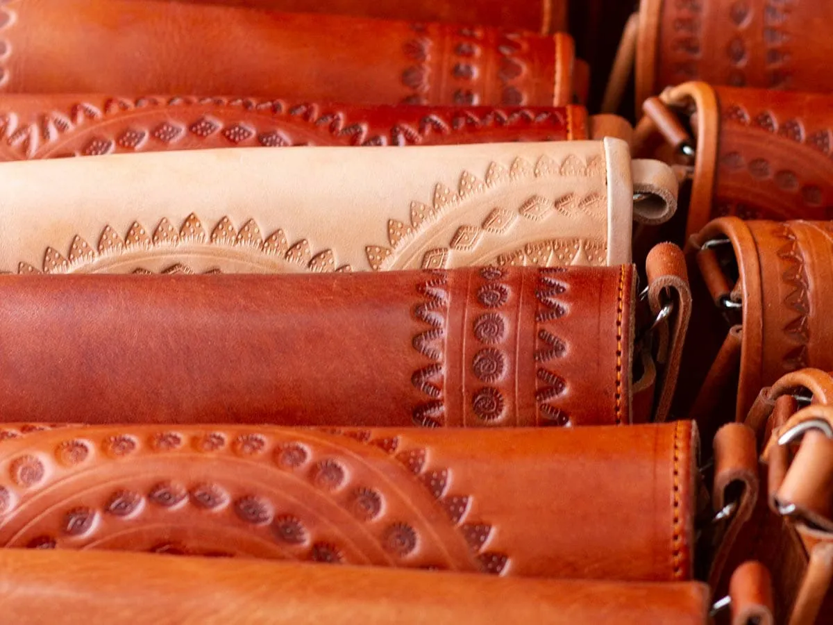 What is vegetable tanned leather?