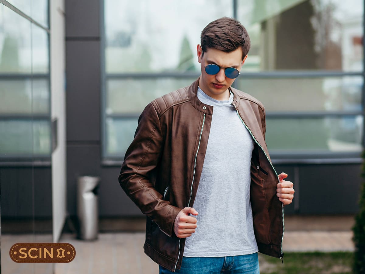 What to wear with brown leather jackets