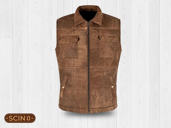 Jace Vintage Leather Vest